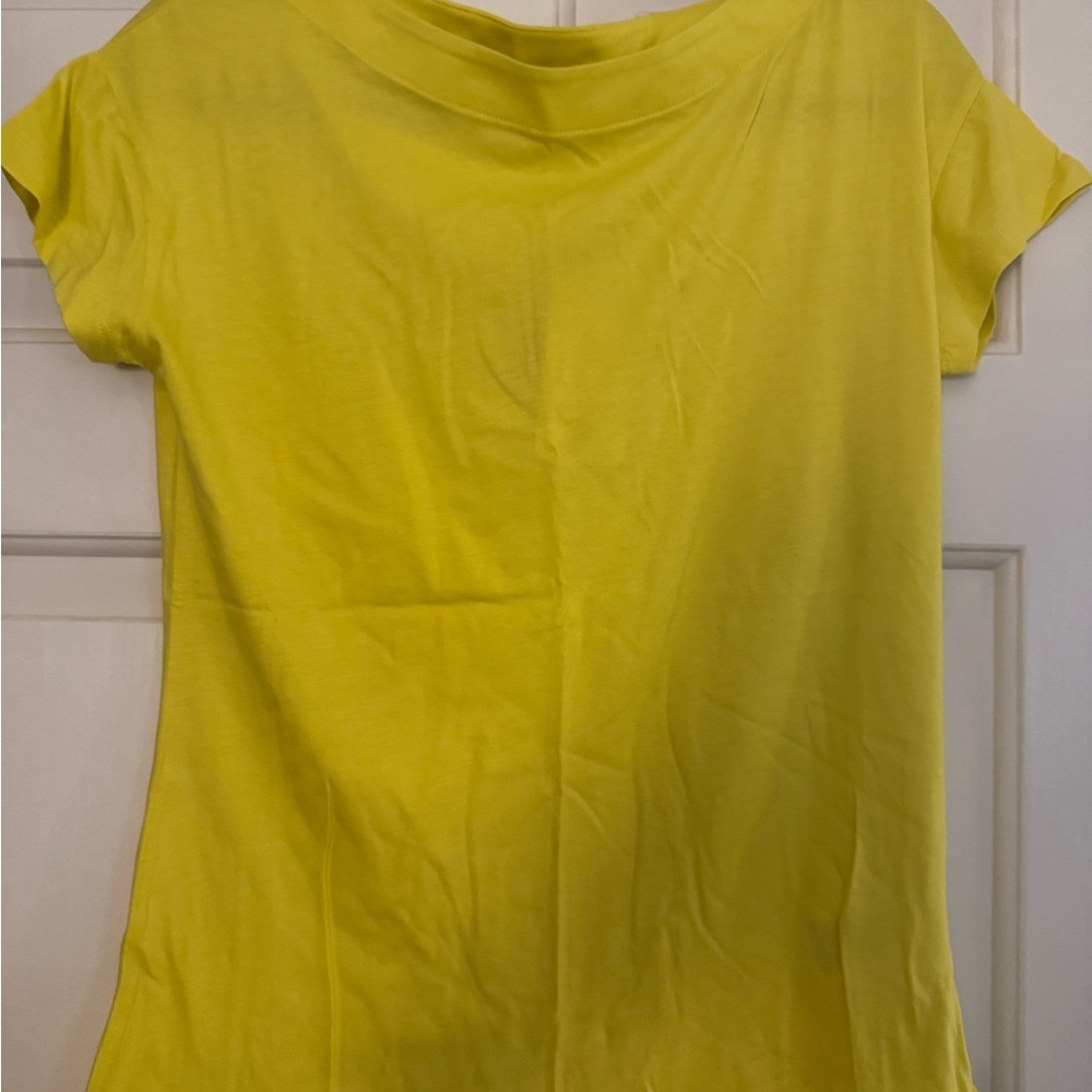 NWT Boden Yellow Boatneck top